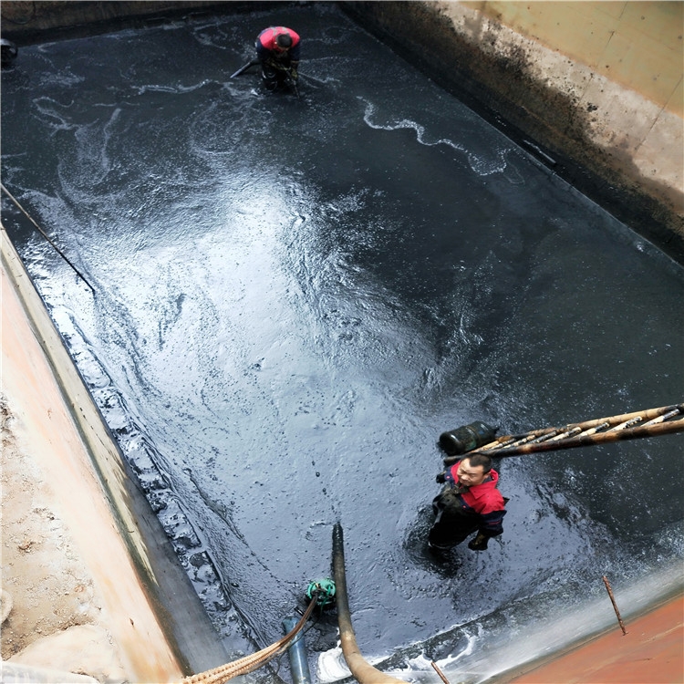 霞山废水池清理